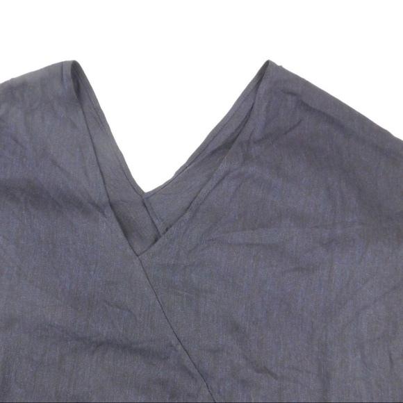 MM6 Maison Martin Margiela Navy Asymmetric Blouse - Picture 7 of 8